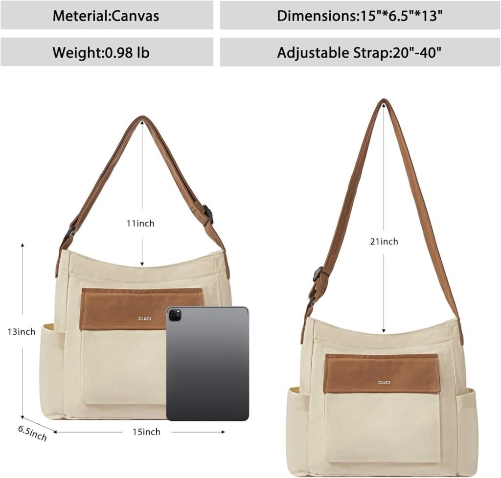 Canvas Messenger Bag Large Hobo Crossbody Bag Tote Bag for Women and Men hippie bag side bag satchel bags Shoulder bags